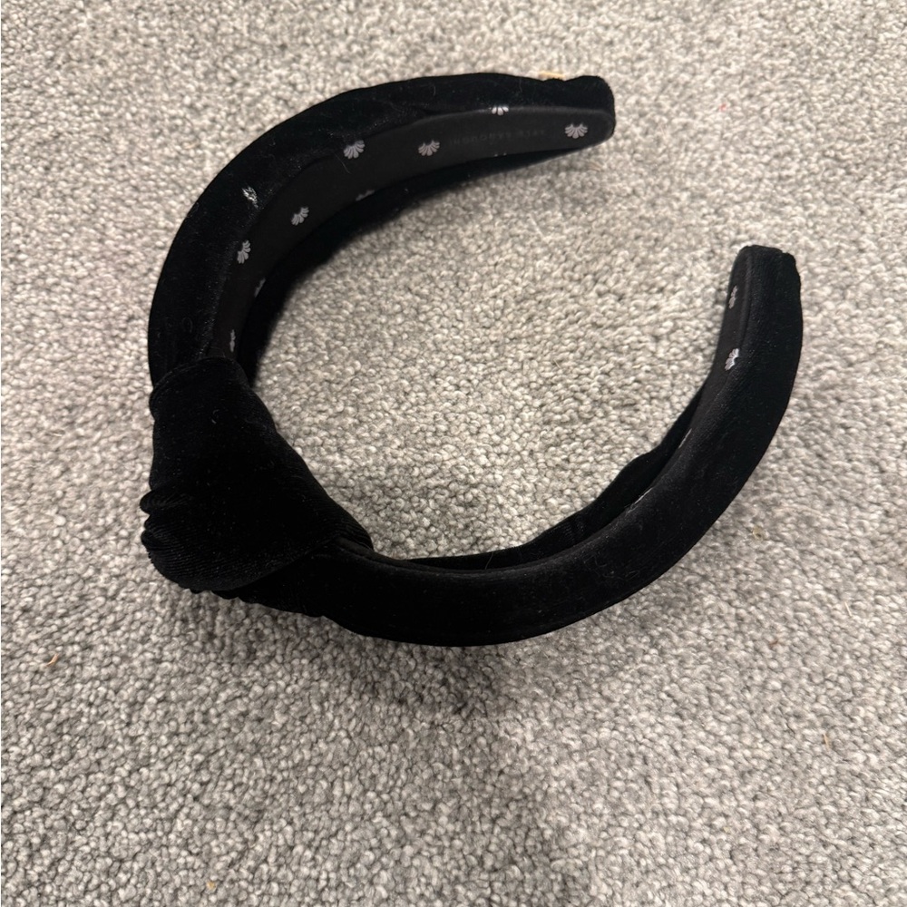 Lele Sadoughi Black Velvet Headband